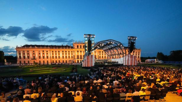Schönbrunner-Kulisse für das Sommernachtskonzert