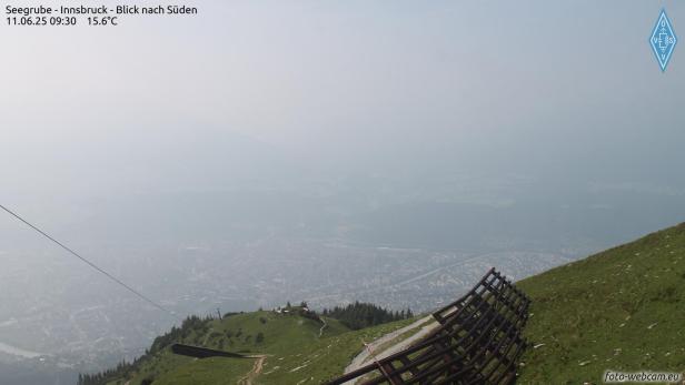 Ausblick von der Seegrube auf Innsbruck