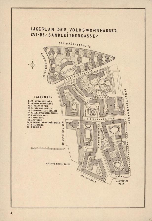 Der historische Lageplan