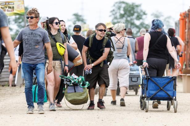 NOVA ROCK 2025: BESUCHER / CAMPINGPLATZ NOVA ROCK 2025: BESUCHER / CAMPINGPLATZ