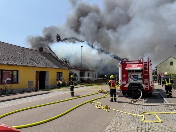 Wohnhausbrand Pernersdorf