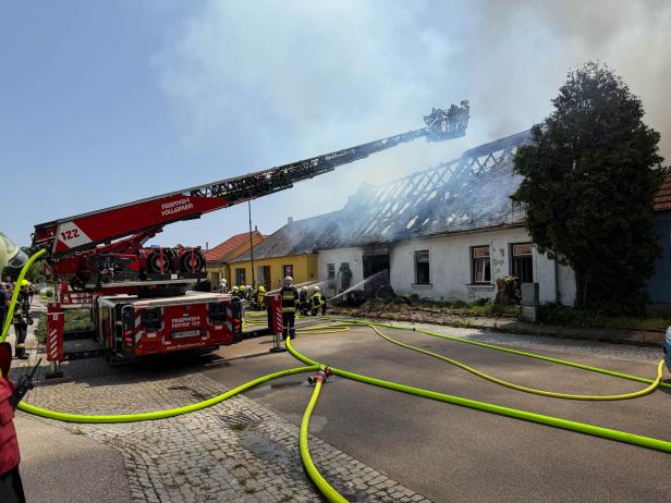 Wohnhausbrand Pernersdorf