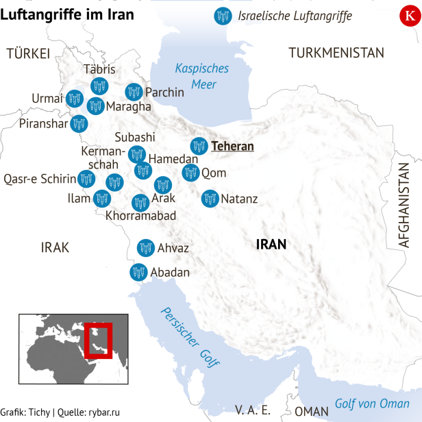 Israelische Angriffe auf den Iran