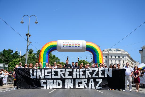 Jetzt erst recht: Laute Lebensfreude gegen die Trauer bei der Vienna Pride