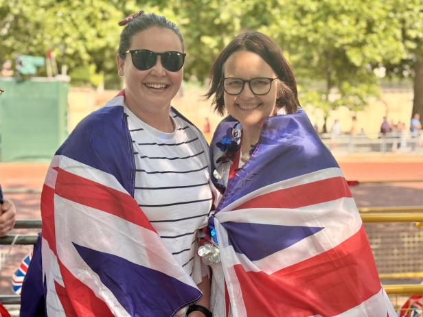 Fans bei Trooping the Colour
