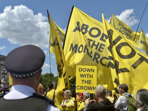 Protest vor Buckingham Palast