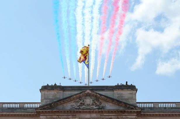 Trooping the Colour parade to honour Britain's King Charles on his official birthday in London
