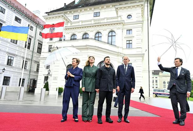 UKRAINISCHER PRÄSIDENT SELENSKYJ IN ÖSTERREICH: SELENSKYJ/VAN DER BELLEN UKRAINISCHER PRÄSIDENT SELENSKYJ IN ÖSTERREICH: SELENSKYJ/VAN DER BELLEN