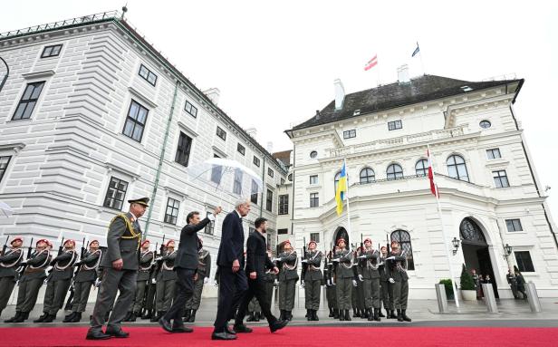 UKRAINISCHER PRÄSIDENT SELENSKYJ IN ÖSTERREICH: VAN DER BELLEN/ SELENSKYJ UKRAINISCHER PRÄSIDENT SELENSKYJ IN ÖSTERREICH: VAN DER BELLEN/ SELENSKYJ