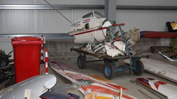 Endstation für zerschellte Flieger