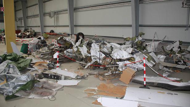 Endstation für zerschellte Flieger