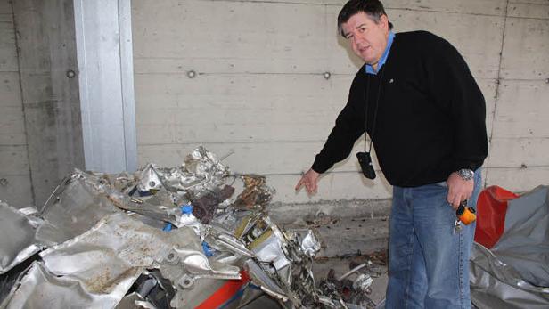 Endstation für zerschellte Flieger