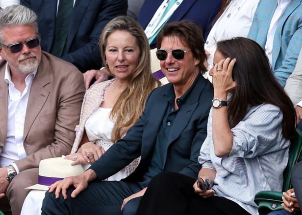 Tom Cruise und andere Zuschauer bei den Wimbledon Championships 2024.