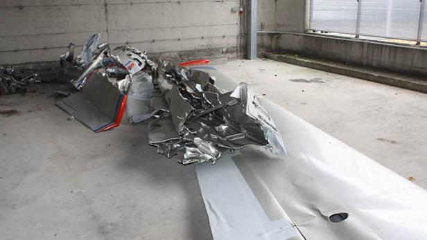 Endstation für zerschellte Flieger