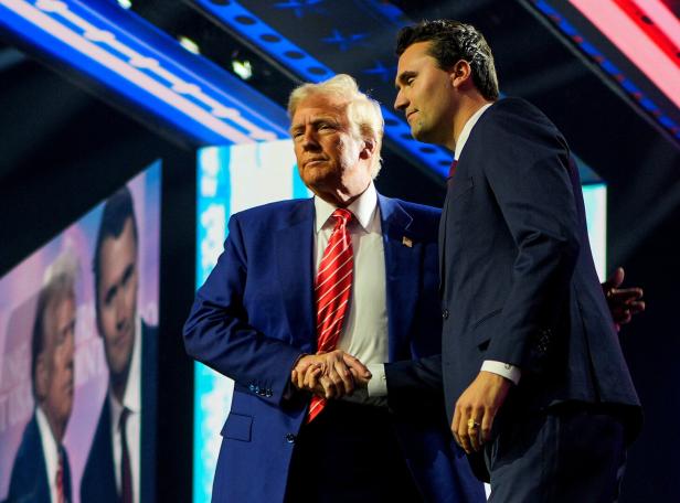 U.S. President-elect Trump attends a Turning Point USA event in Phoenix, Arizona