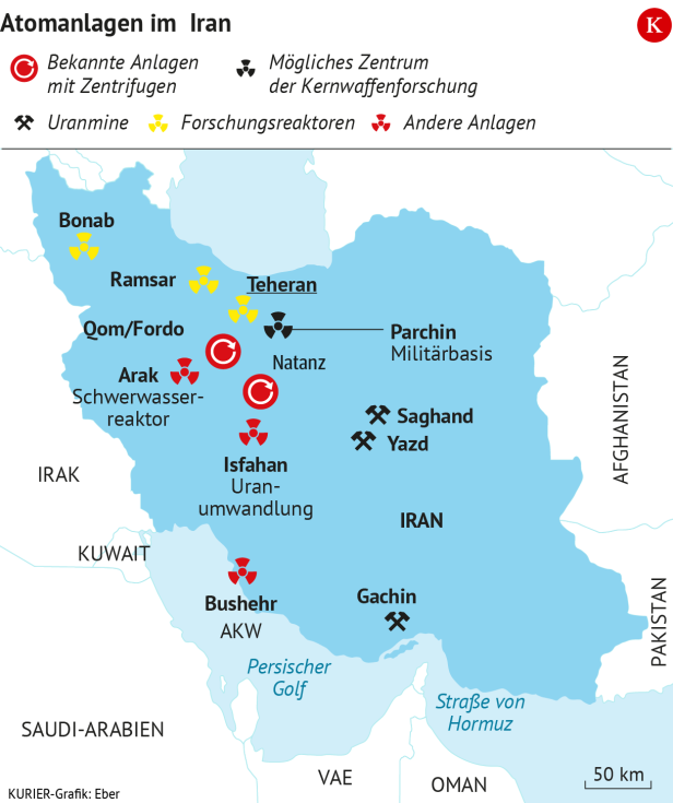 Atomanlagen im Iran