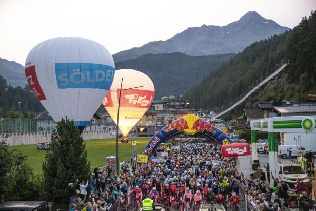 Start beim Ötztaler Radmarathon