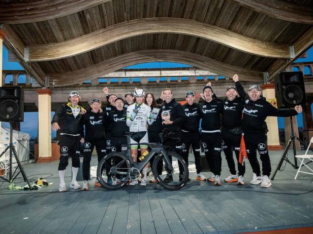 Lukas Kaufmann mit seinem Team