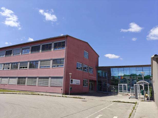 Baustelle Mittelschule Hollabrunn