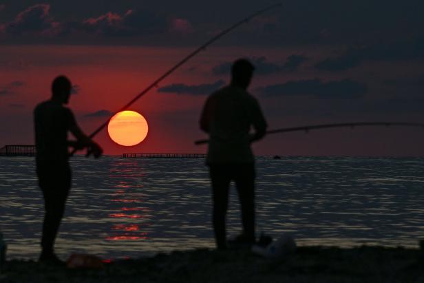 Ein schlechtes Geschäft für die Natur TOPSHOT-TURKEY-ENVIRONMENT-FISHING-SALMON
