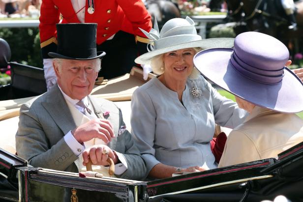 König Charles und Königin Camilla nehmen an Royal Ascot teil.