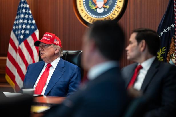 President Trump in Situation Room of White House President Trump in Situation Room of White House