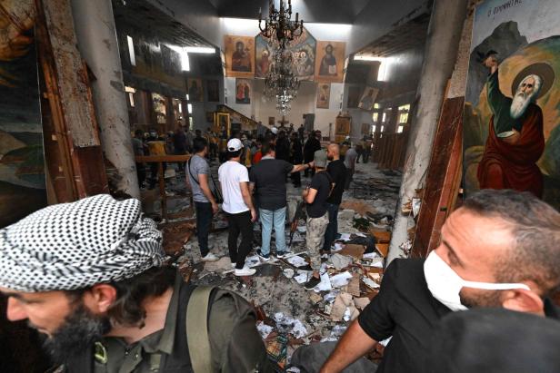 SYRIA-CONFLICT-BLAST-CHURCH