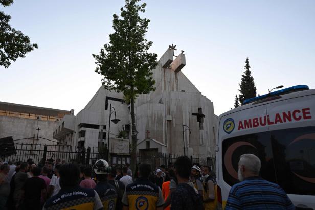 SYRIA-CONFLICT-BLAST-CHURCH