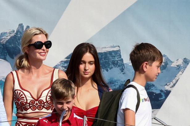 Ivanka Trump reiste mit Kindern und Ehemann Jared Kushner an Trump's daughter arrives ahead of Bezos wedding in Venice