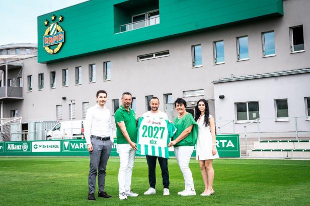 Die neue Rapid-Sponsor auf dem Trikot