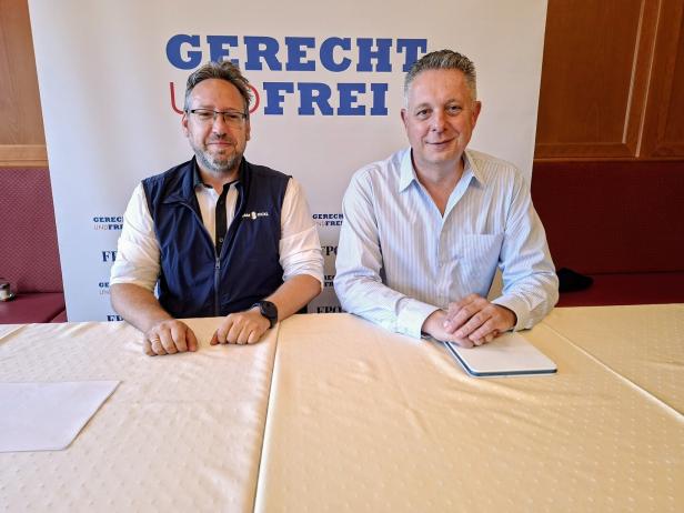Alexander Petschnig (re.), Daniel Jägerbauer, FPÖ