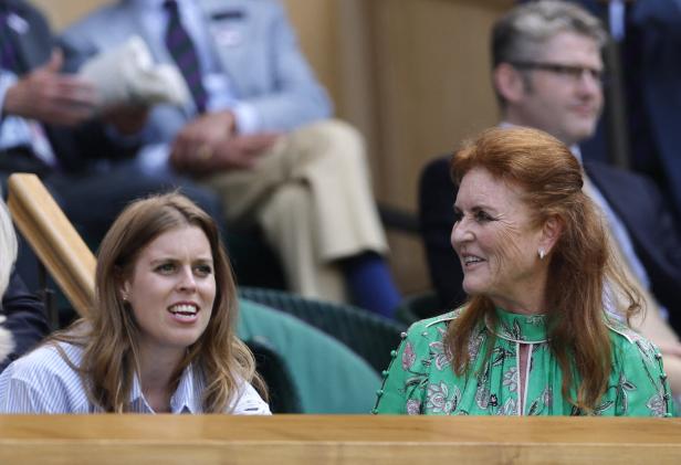 Wimbledon 2025: Sarah Ferguson und Tochter Beatrice in der Royal Box Wimbledon