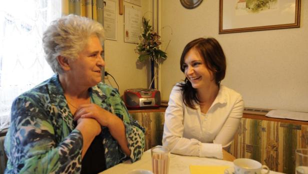 Gemischtes Doppel: Sabrina Reiter & Oma Maria