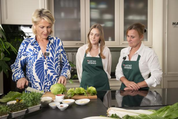 Martina Hohenlohe, Doris Hopf und Natalie Girms
