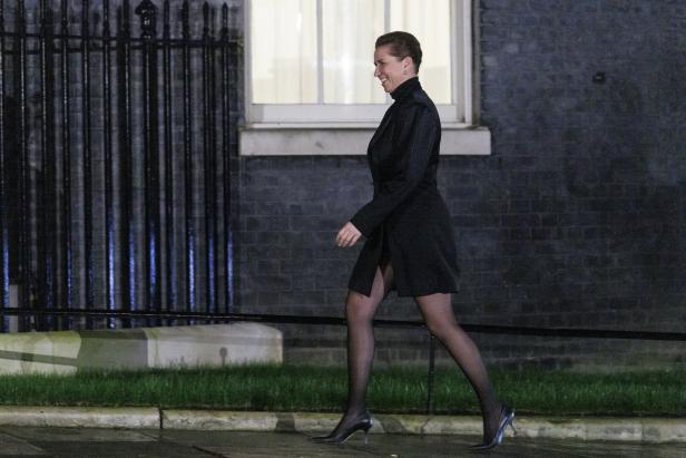 Danish Prime Minister Mette Frederiksen visits London