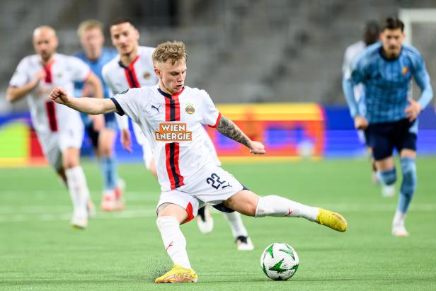 FUSSBALL: CONFERENCE LEAGUE / VIERTELFINALE / HINSPIEL: DJURGARDENS IF - SK RAPID