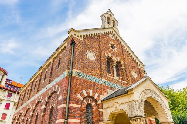 Die kaiserliche Kapelle von Biarritz.