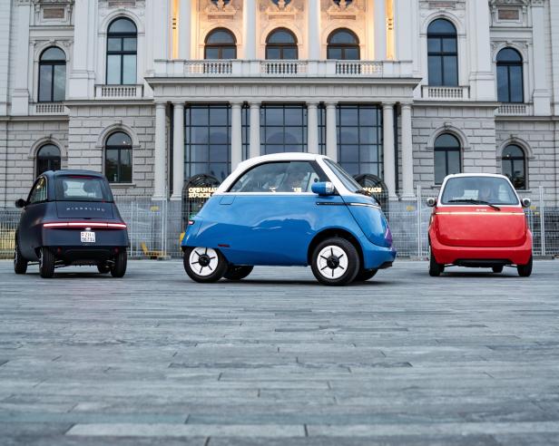 Der Microlino: Eine Hommage an die „Bubble-Cars“ der 50er Jahre.