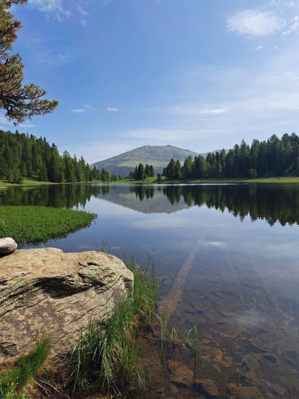 Beim Schwarzsee auf der Turracher Höhe.