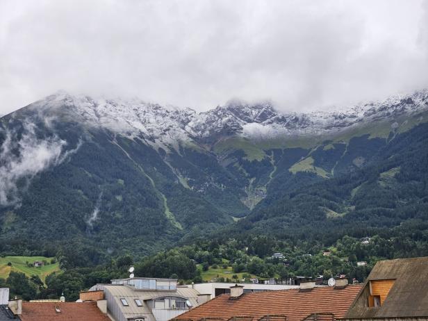 Schnee auf der Nordkette im Juli