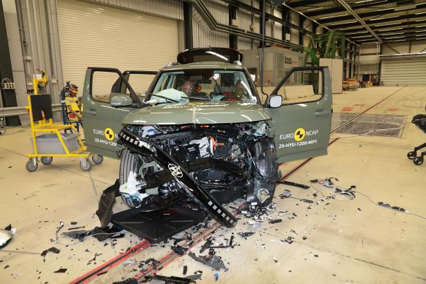 Der Hyundai Inster konnte beim Euro NCAP-Crashtest nur bedingt überzeugen.