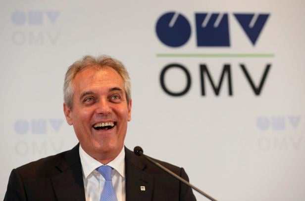 Chief executive of Austrian energy group OMV Seele addresses a news conference in Vienna Chief executive of Austrian energy group OMV Seele addresses a news conference in Vienna