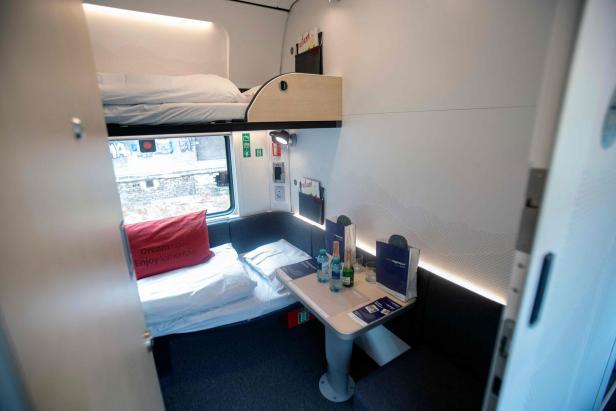 AUSTRIA-TRANSPORT-RAIL-NIGHTJET-TRAIN AUSTRIA-TRANSPORT-RAIL-NIGHTJET-TRAIN