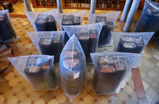 Die ungarische Stiftsbibliothek ist wegen Schädlingsbefalls vorübergehend geschlossen.