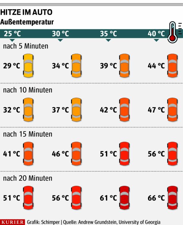 Hitzeentwicklung im Auto 46-188630682