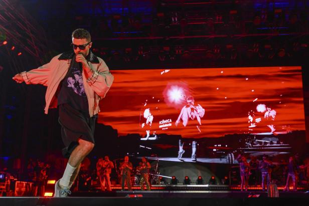 Justin Timberlake concert in Sevilla, Spain