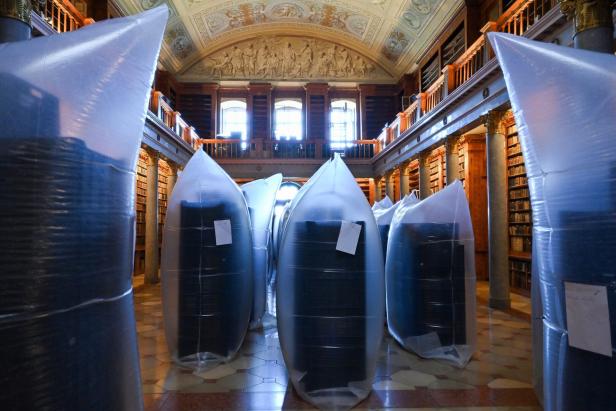 Hungarian abbey library closes temporarily due to pest infestation
