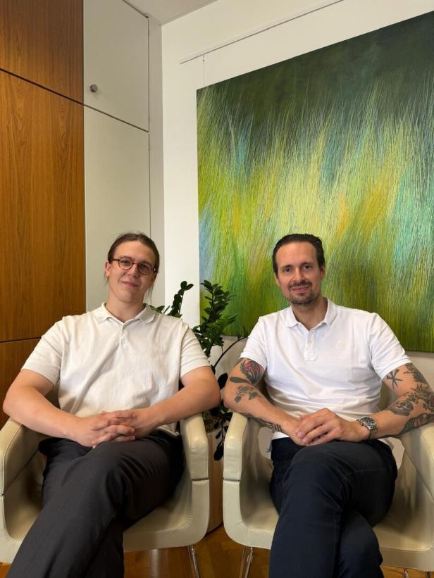 Leon Kusztrich, Thomas Hofer (v.li.)