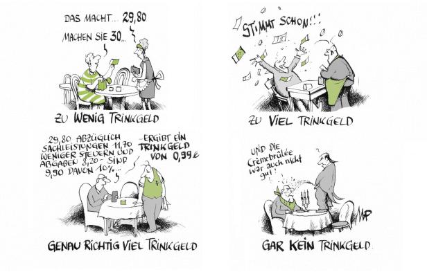 Trinkgeld: Man kann es nicht richtig machen. 46-217017002
