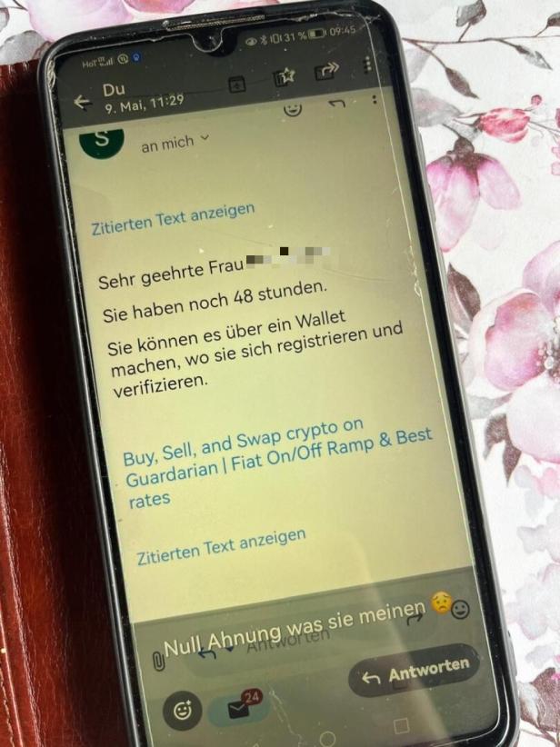 Täter setzen Opfer unter Druck, wie dieser Chat zeigt.